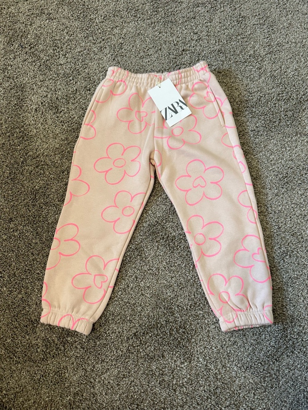 NWT Zara Flower Print Joggers